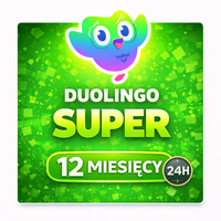 Duolingo super 12 miesięcy | na Twoim koncie | pełna wersja