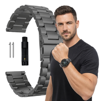 Pasek do Xiaomi Mi Watch S1 S2 S3 S4 Amazfit GTR 47mm bransoleta czarny