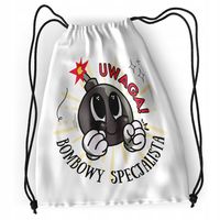 Plecak Sportowy Szkolny Specjalisty Worek Torba Z Nadrukiem Ze Zdjęciem