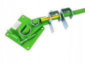 Giętarka 6-14 do prętów strzemion drutu rowek 10mm + klucz. HARTOWANA ROLKA
