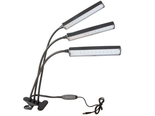 LAMPA DO ROŚLIN LED USB UPRAWY WZROSTU PANEL GROW LIGHT TIMER KLIPS KWIATÓW na Arena.pl