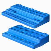 2 półki narzędziowe do ścianki tablicy ITBNN Niebieskie