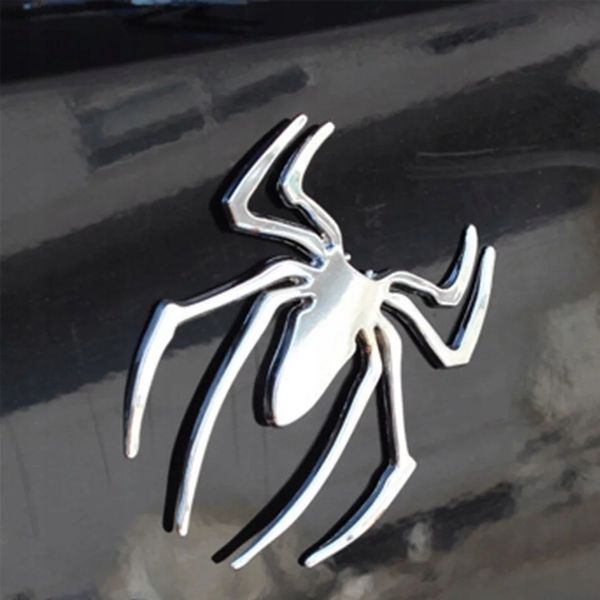 Emblemat 3D Spider Man Pająk Tuning Chrom Ozdoba do Auta na Deskę Znaczek zdjęcie 6