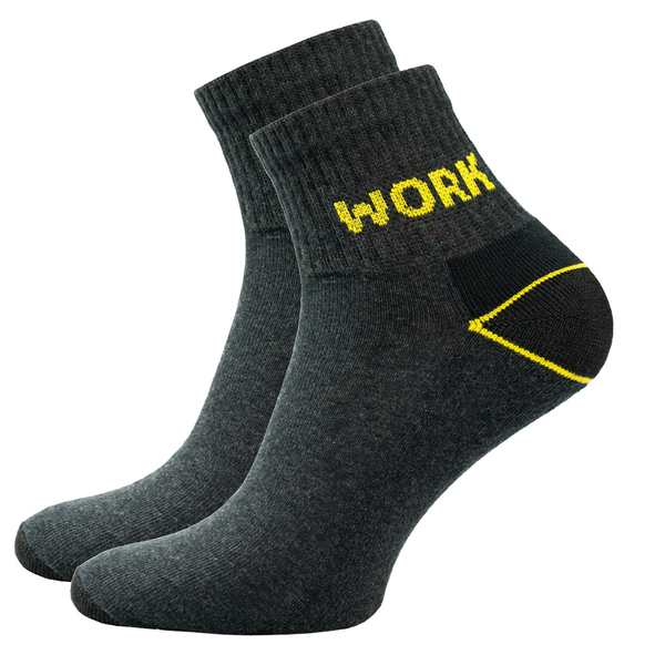12x Skarpety robocze WORK PÓŁ-FROTTE KRÓTKIE na lato wzmacniane 39-42 zdjęcie 2
