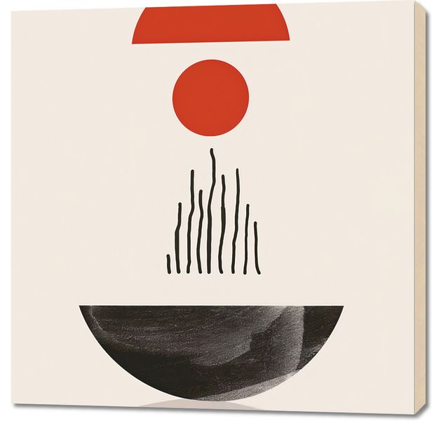 Obraz 100x100cm Półokrągła Forma zdjęcie 1