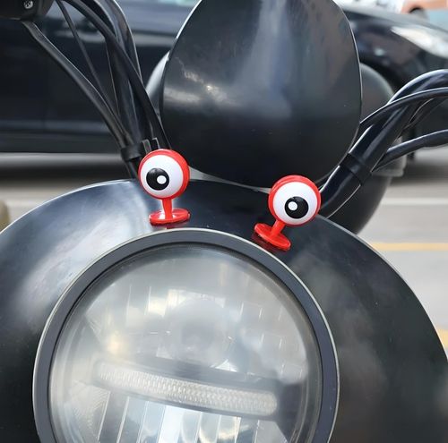 Oczy czerwone do kasku 2 szt na Arena.pl