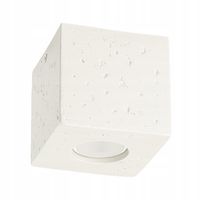 Sollux Lighting Spot Sufitowy Betonowy 1xGU10 10W Beżowy Kwadratowy