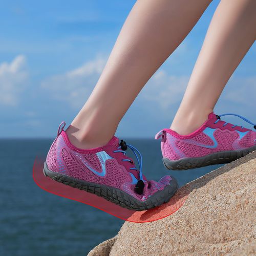 Buty Dziecięce Barefoot Oddychające Turystyczne Różowe Rozmiar 33 na Arena.pl