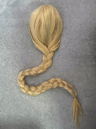PERUKA WIG WŁOSY BLOND ROSZPUNKA ELSA ELZA DŁUGI WARKOCZ STRÓJ COSPLAY na Arena.pl