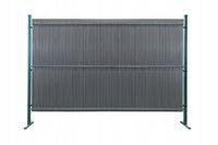Listwy ogrodzeniowe pionowe wąskie 153x250cm RD03 Szary komplet