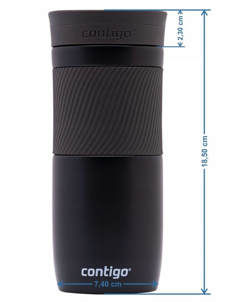 Kubek termiczny Contigo Byron 470ml - Matte Black zdjęcie 14
