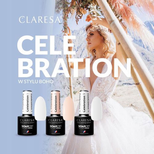 CLARESA Lakier hybrydowy CELEBRATION 7 - 5g na Arena.pl