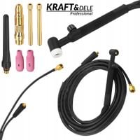 Uchwyt spawalniczy tig lift 3m dysze przewód wtyki kraft&dele KD3552