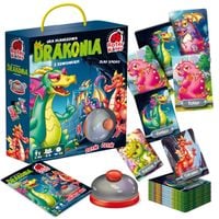 gra edukacyjna z dzwonkiem i kartami drakonia smoki roter kafer