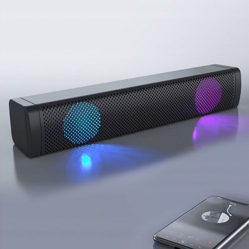 GŁOŚNIK SOUNDBAR KOMPUTEROWY LAPTOP PC LED RGB S10 na Arena.pl