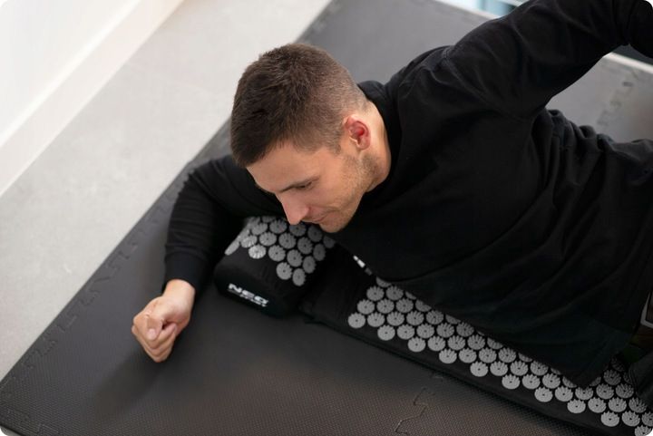 MATA DO AKUPRESURY Z KOLCAMI + PODUSZKA + TORBA zdjęcie 14