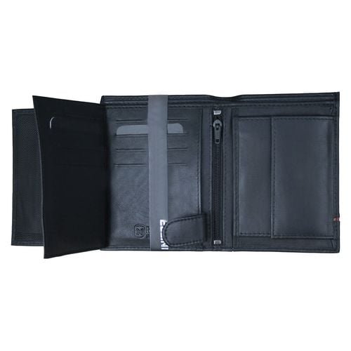 portfel z lampasem vimax - czarno-czerwony na Arena.pl