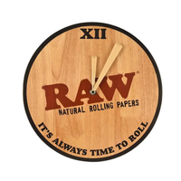 raw drewniany zegar