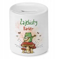 Skarbonka Dla Barbera Idealny Imieniny Prezent Z Nadrukiem Ze Zdjęciem
