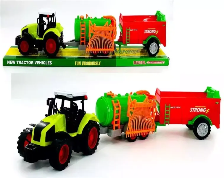 Traktor z maszynami rolniczymi zdjęcie 1