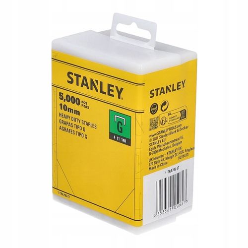 Stanley Zszywka G 10mm 3/8 Hd Typ G 4/11/140 5000szt TRA7065T na Arena.pl