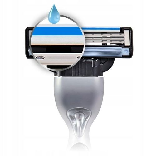 Gillette Mach 3 Wkłady Ostrza Do Maszynki 8 sztuk w Pudełku Oryginalne na Arena.pl