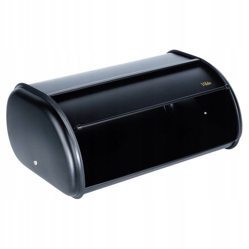 Duży CHLEBAK czarny metalowy pojemnik kuchenny na pieczywo chleb bułki na Arena.pl