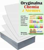 Ulotki A4 reklamowe firmowe 1000szt projekt w cenie CHEMIA Z NIEMIEC