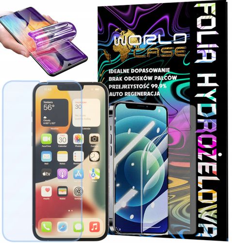 FOLIA HYDROŻELOWA OCHRONNA DO IPHONE 13 PRO MAX NA EKRAN MOCNA na Arena.pl