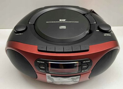 BOOMBOX RADIOODTWARZACZ AIWA BBTC-660DAB/RD DAB+ BLUETOOTH CD FM USB na Arena.pl