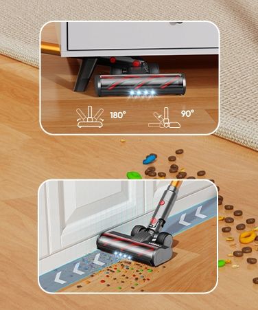 ODKURZACZ PIONOWY RĘCZNY BEZPRZEWODOWY + akcesoria LARESAR v7 500w na Arena.pl