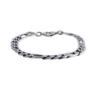 bransoletka figaro 21 cm (b22/men/35/1ag cz)