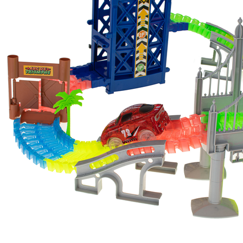 Tor samochodowy+Samochód Luminous Track 211 El. na Arena.pl