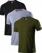 3pack Koszulka męska sportowa r.S