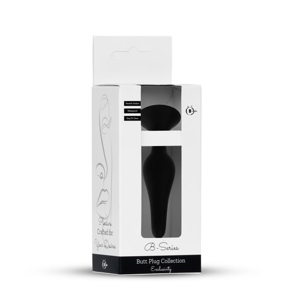 Plug-Silicone Plug Black - Medium zdjęcie 1