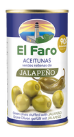 FAROLIVA Oliwki zielone nadziewane Jalapeno 350 g