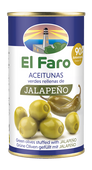 FAROLIVA Oliwki zielone nadziewane Jalapeno 350 g