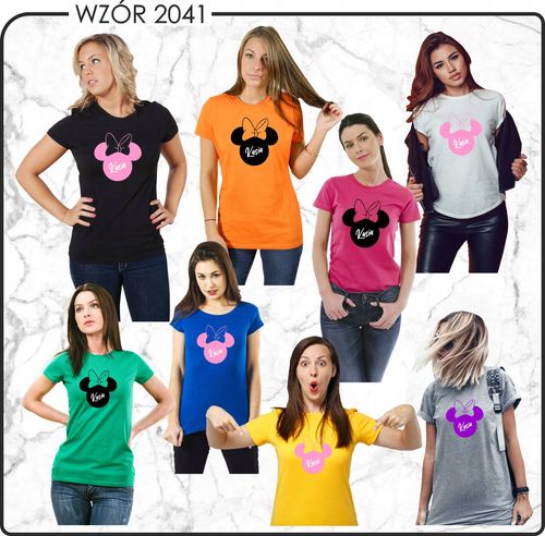 Koszulka T-shirt z nadrukiem PREZENT dla NIEJ ŻONA na Arena.pl