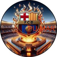 Opłatek na tort Urodziny FC Barcelona Piłka Nożna Bramka Logo Tekst Gratis