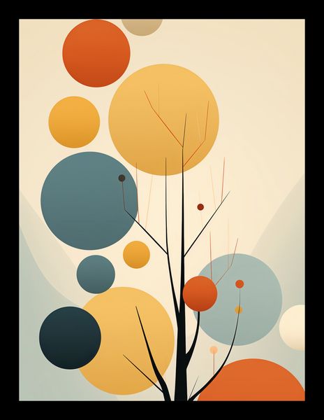 Plakat 15x20cm Harmonia Jesiennych Kolorów zdjęcie 2