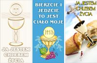BANER NA BOŻE CIAŁO dekoracja OŁTARZA gotowy 2x1m DUŻO WZORÓW