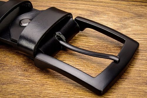 Męski Pas SKÓRZANY do Spodni JEANS szeroki 120cm na Arena.pl