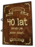 GRAWEROWANY ALBUM NA ZDJĘCIA NA 18 30 40 50 URODZINY PREZENT URODZINOWY