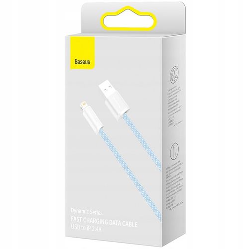 Kabel USB do Lightning Baseus Dynamic, 2.4A, 1m (niebieski) na Arena.pl
