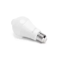 Żarówka LED 12W E27 A60 z czujnikiem ruchu PIR biała ciepła do salonu