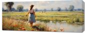 Obraz 100x40cm Wiejski Spokój