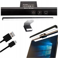 LAMPKA LED NA MONITOR DO KOMPUTERA NOCNA REGULOWANA MOCNA LISTWA 50CM USB-C