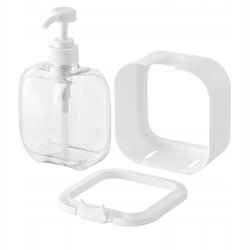 Dozownik Do Mydła Płynu Pojemnik Łazienkowy Biały na Arena.pl