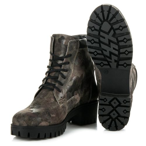 Sznurowane Botki Z Protektorem r.39 na Arena.pl