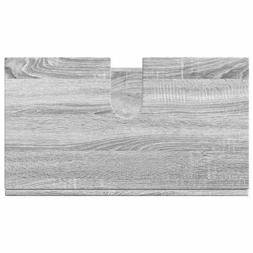 Szafka z umywalką do łazienki z drzwiami TULUM Szary dąb sonoma na Arena.pl